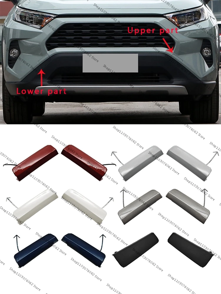 

For Toyota RAV4 2020 2021 Car Front Bumper Tow Hook Cover Trailer Eye Cap Lid