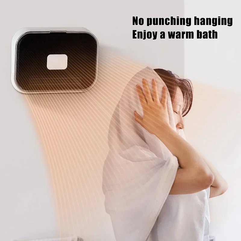 220V Wall-Mounted Electric Heater HFY20Y Mini Electric Fan Household And Bathroom Heater An Artifact For Baby Bathing In Winter