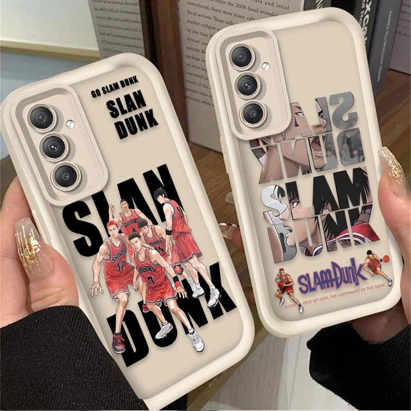 Anime Back Case for Samsung Galaxy A25 A55 A16 A35 A15 A06 A05 A05S A24 A13 A23 A12 A22 A32 A52 A71 A51 4G Cool Slam Dunk Cover