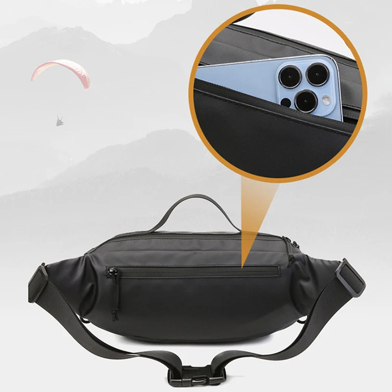 Chest Bag Lightweight Waterproof Crossbody Travel Hiking Multi-functional Waist Pack Sports Outdoor Fishing Gear Bags Y33A