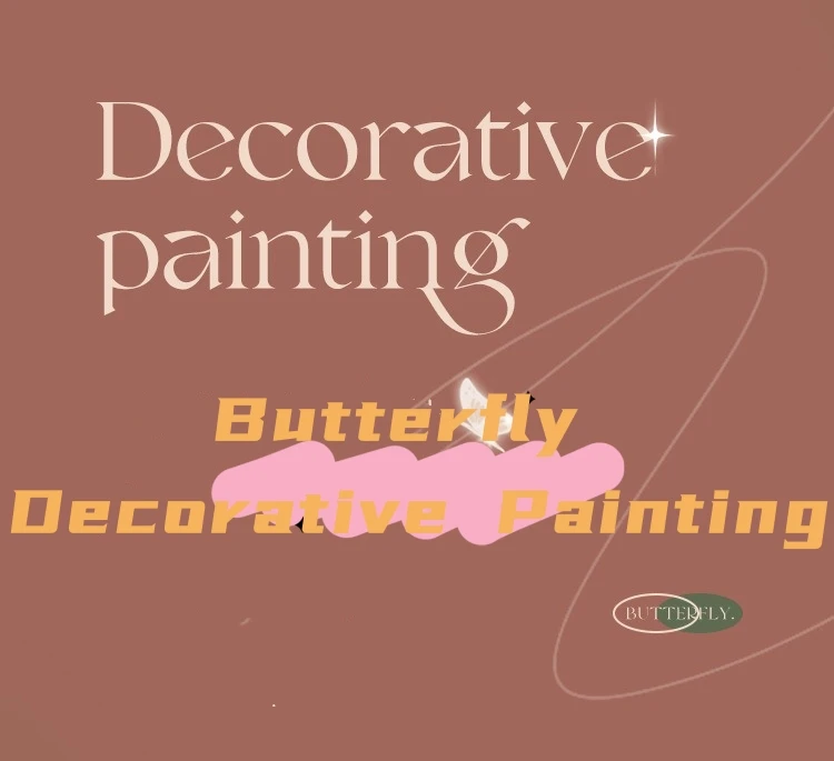 European Three-dimensional Embroidery DIY Material Bag Pink Butterfly Photo Frame Painting Home Table Decoration Couple Gift