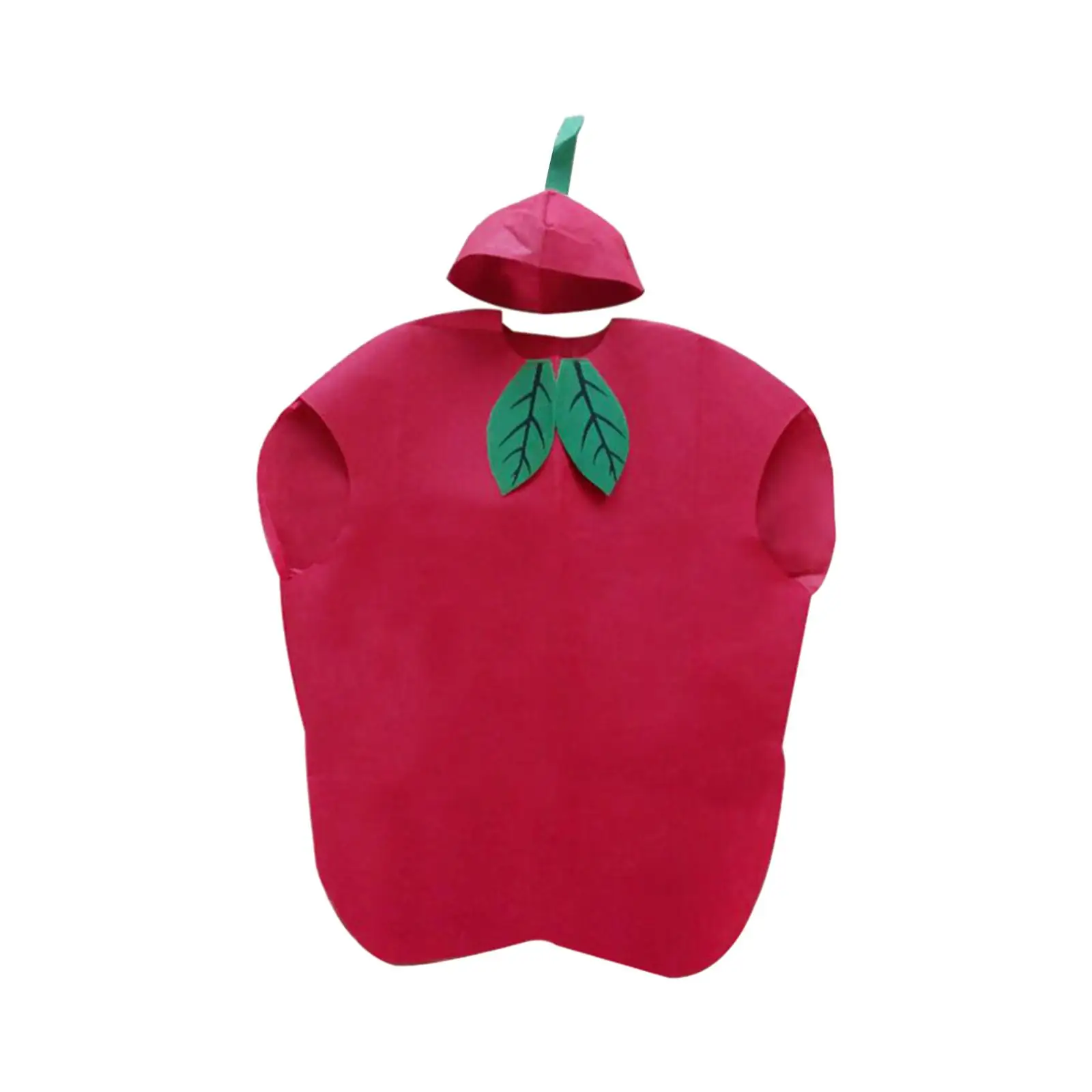 Adult Fruit Costume Props, vestido extravagante bonito com Headpiece, homens e mulheres