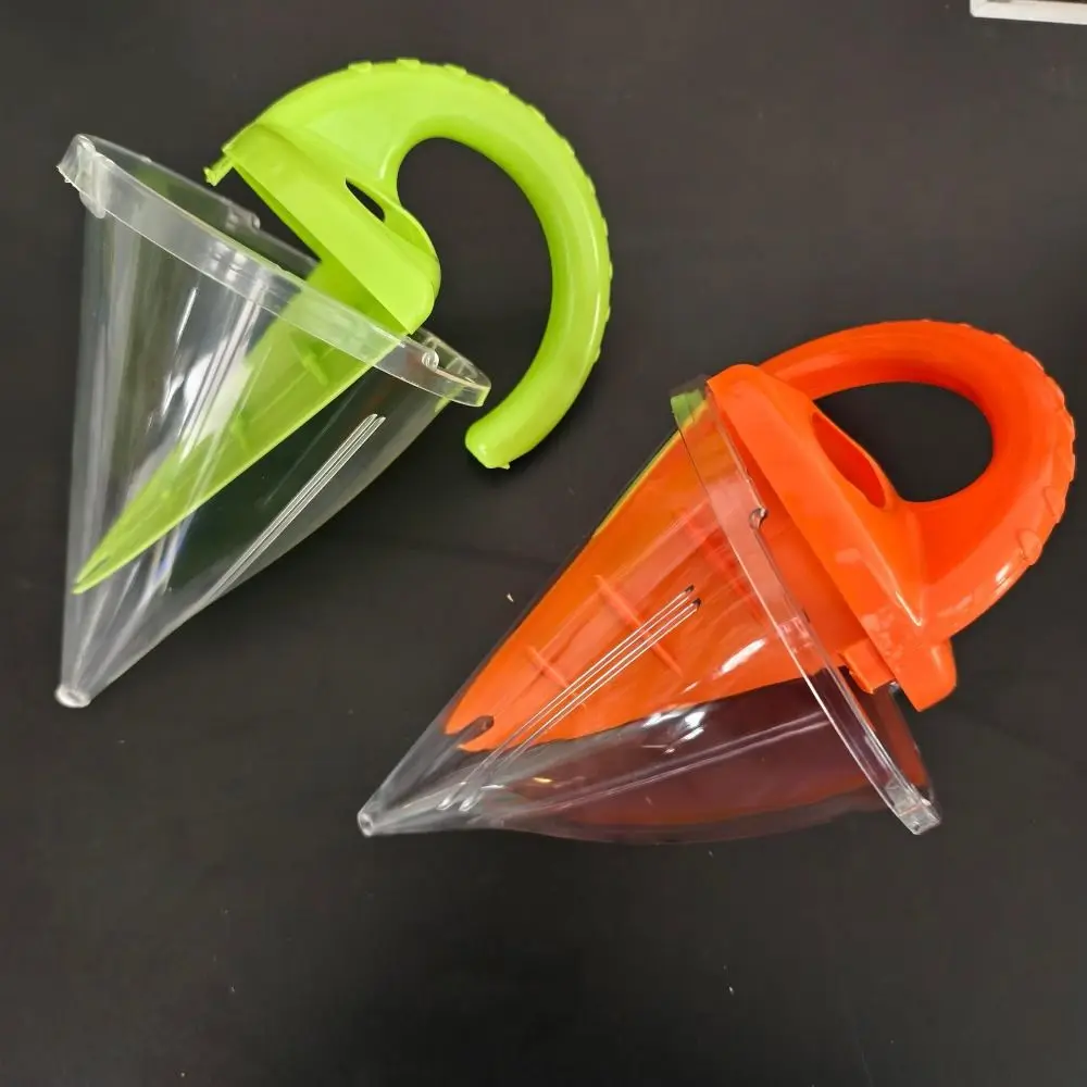 Imbuto per troppopieno estivo Giocattoli Imbuto per spostamento portatile Filtro per sabbia da spiaggia Giocattolo Kit di sabbia per scavo in plastica multifunzionale Artigianato