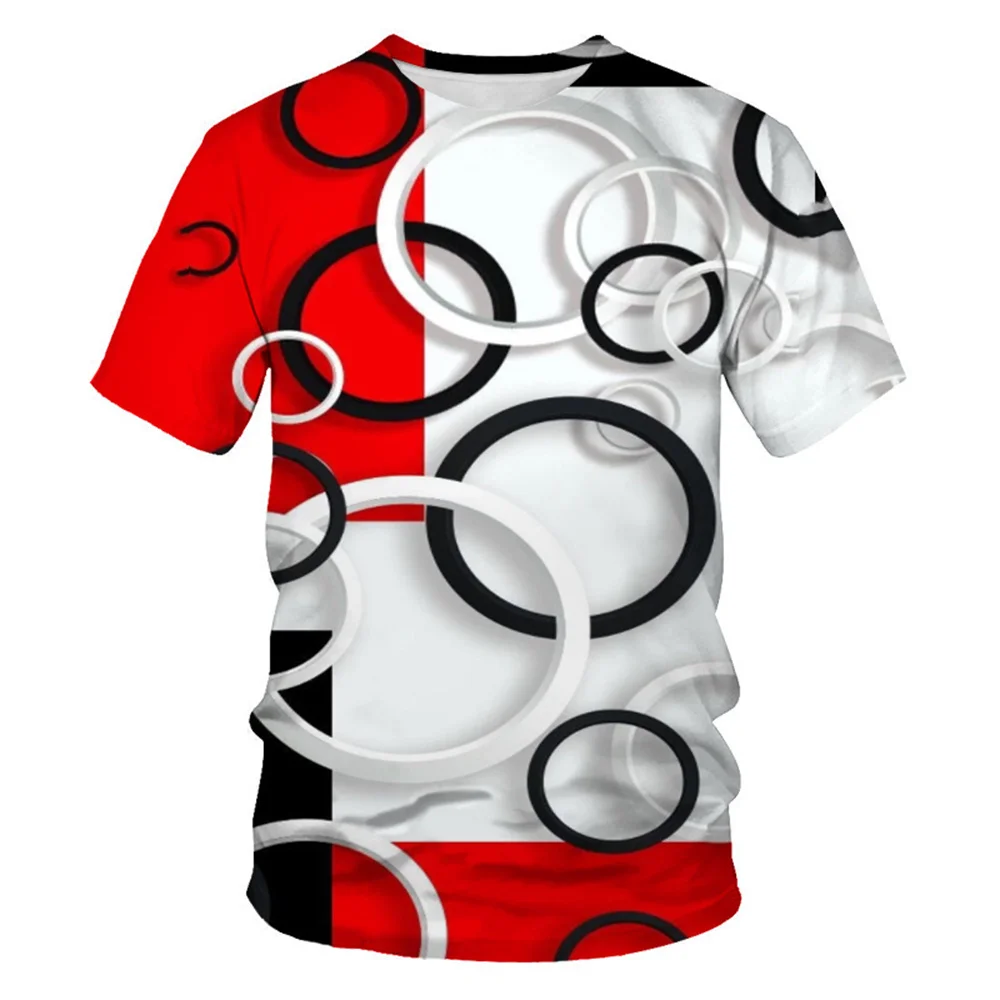 Camisetas de manga corta con estampado 3d para niño, ropa informal, ropa de verano