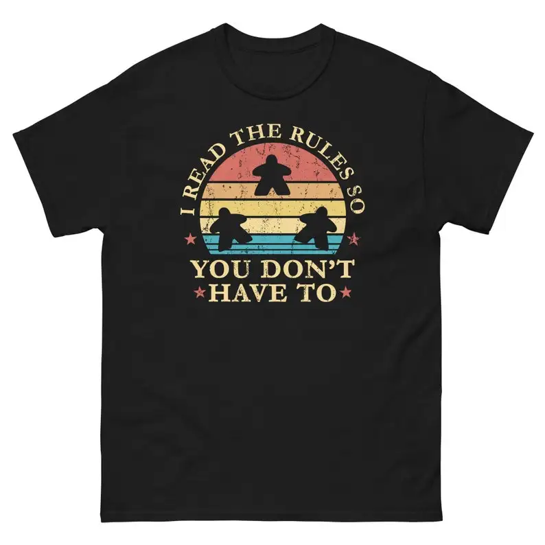 I Read the Rules so You Don't Have to T-Shirt Cotton Tees Short Sleeve T Shirt O-Neck Clothing Summer