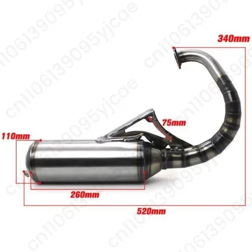NF Suitable for DIO50 AF18/28/34/35 V8 ZX BWS100 manual exhaust pipe modification enlargement W005