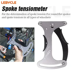 LEBYCLE CNC Bicycle Spoke Tension Meter Wheel Builders Tensioner Tool MTB Road Spoke Wrench Checker Indicator Accurate Stable To
