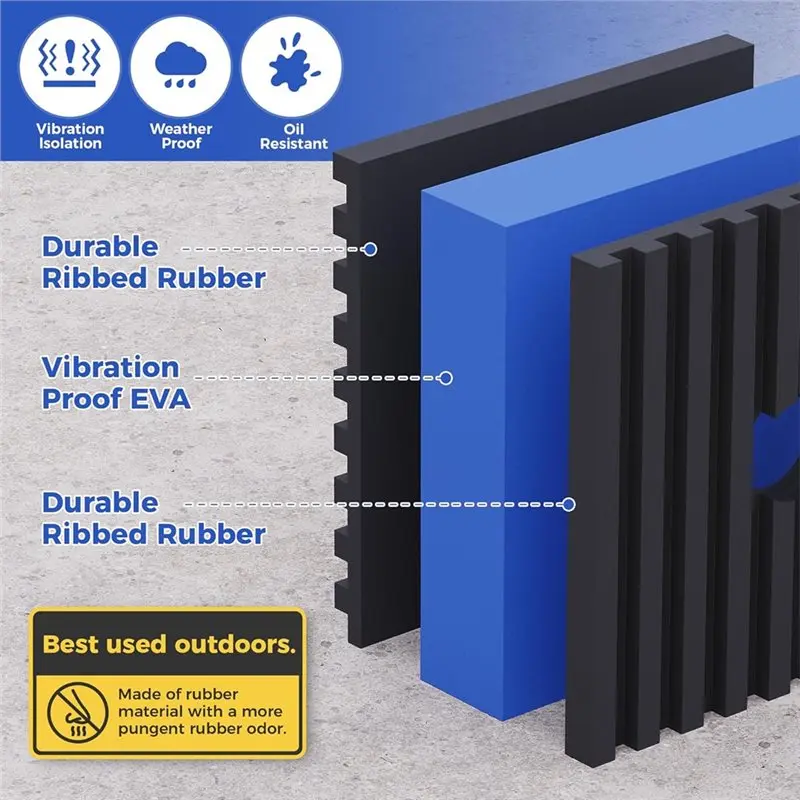 MOPHE-Anti-Vibration Pads, 2" X 2" X 7/8" Heavy Duty Rubber Isolation Pads, 3/8" Pre-Drill Hole Mechanical Vibration Damping Pad - AliExpress 13 MOPHE-Anti-Vibration Pads, 2" X 2" X 7/8" Heavy Duty Rubber Isolation Pads, 3/8" Pre-Drill Hole Mechanical Vibration Damping Pad - AliExpress 13