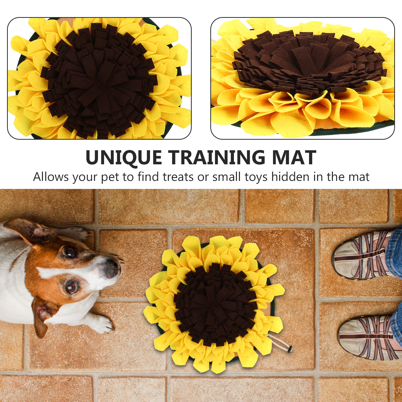 Pet Snuffle Mat Durable Household Foraging Pad Exquisite Craftsmanship Slow Food Training Promote Metabolism Enhance Body