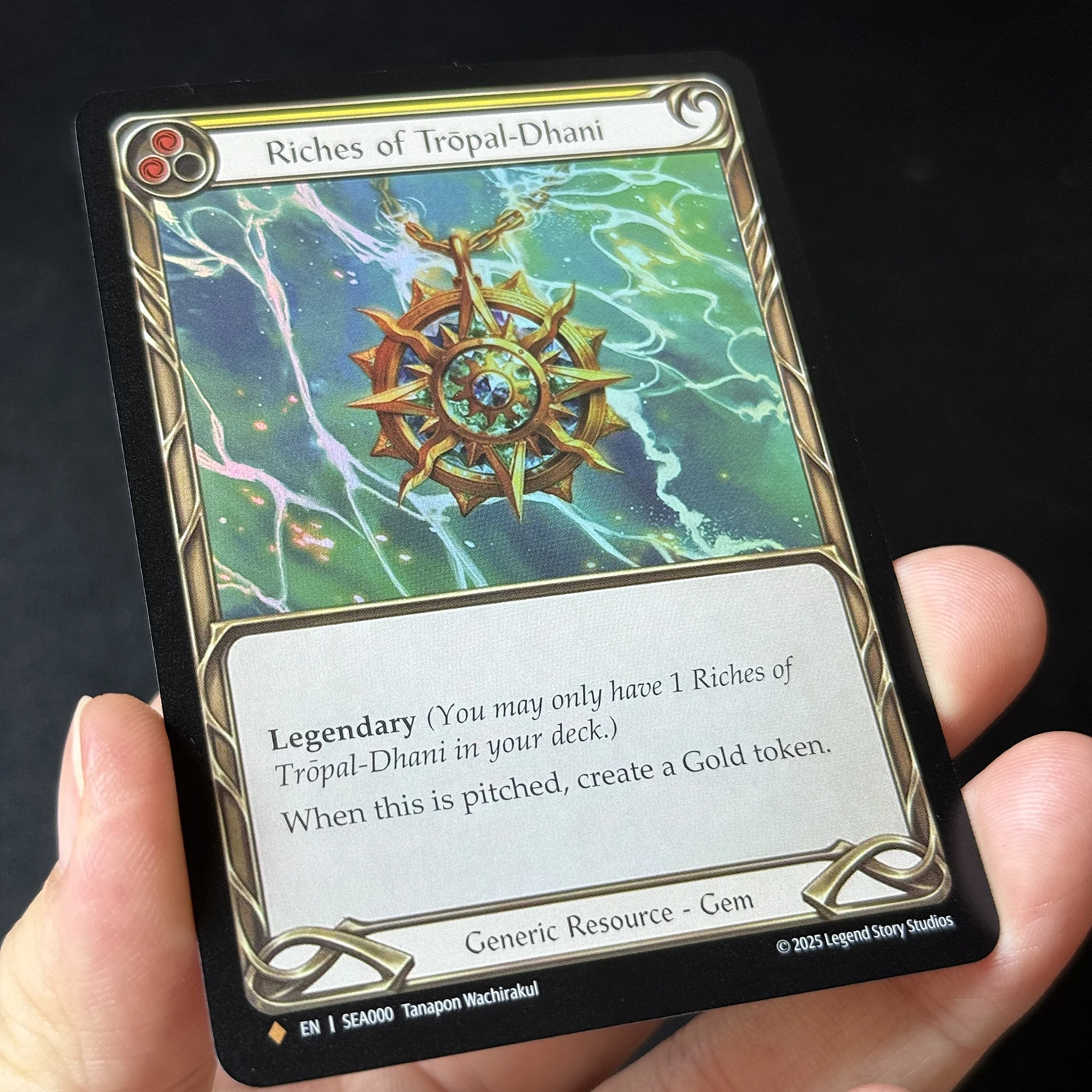 55PCS/Set FAB FOIL 3 TCG Proxy Cards Riches of Tropal-Dhani Barkskin of the Milennium Tree Loyalty Beyond the Grave  Game cards