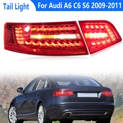 Tail Light for Audi A6 C6 S6 Quattro RS6 Saloon Sedan 2009 2010 2011 Brake Lamp LED Tail Light Assembly 4F5945095J 4F5945096J