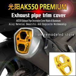 KYMCO AK550 Premium Exhaust Pipe Rear Trim Cover Motorcycle Accessory Compatible with AK 550 Models 2017-2023