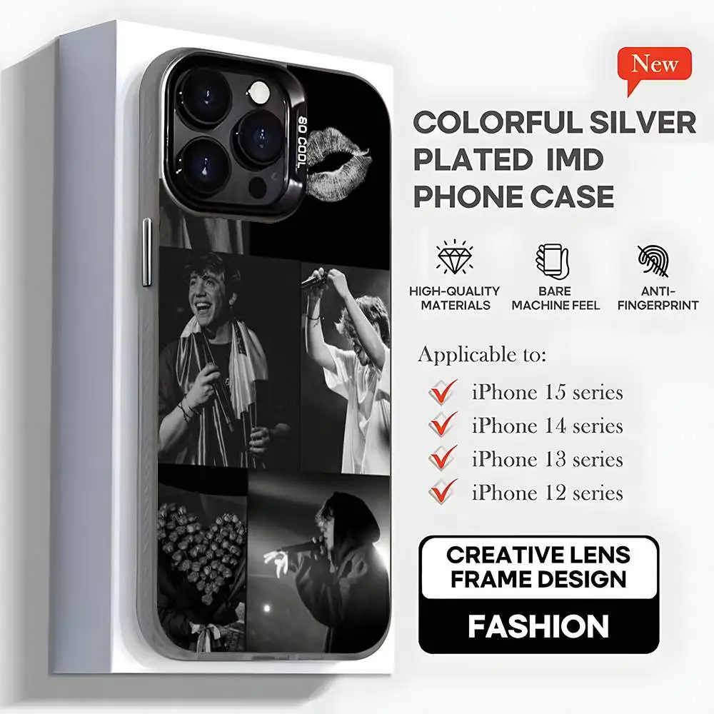 P-PauloS Londra Homerun Phone Case For iPhone 16,15,14,13,12,11,Mini,Pro,MAX,plus,Black Matte Shockproof Cover