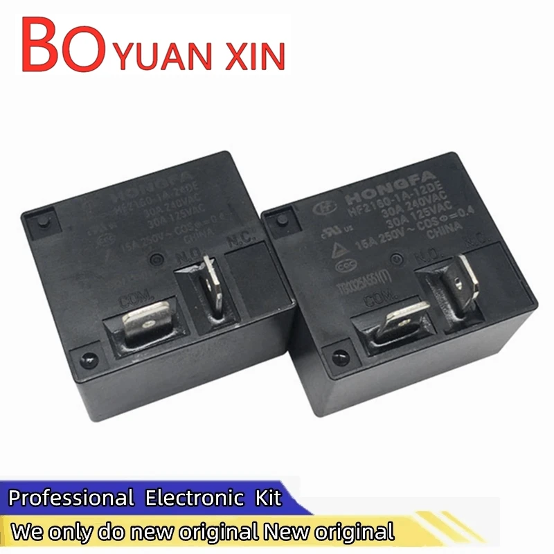 Home Appliance Relays HF2160-1A-12DE HF2160-1A-24DE 4-Pin 30A 12V/24V Original Relay for Water Heater and Air Conditioning