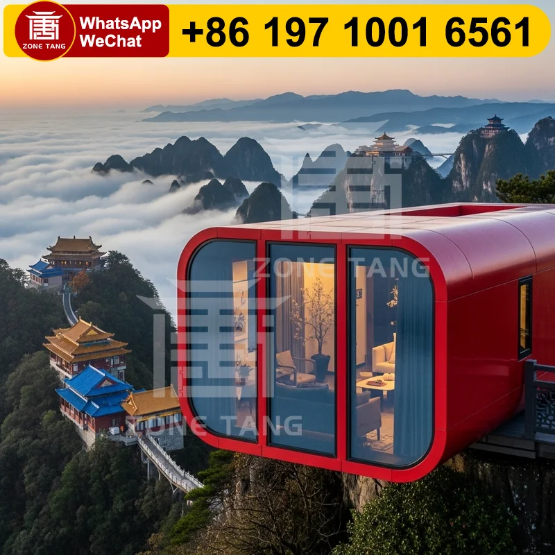 Apple Capsule House Factory Prefabrication Living Container House Modern Modular Home Container Home Prefabricated Houses Luxury