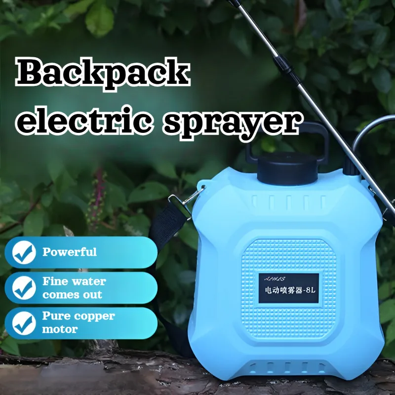 

Rechargeable electric watering can household car wash pumping gardening watering sprinkler gun disinfection Convenient Compact