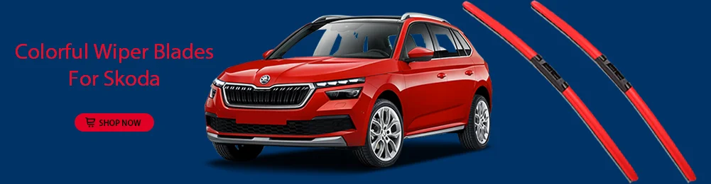 LNJING Bunte Scheibenwischerblätter für Skoda Fabia Combi Praktik 6Y 1999-2008 – Detail 2