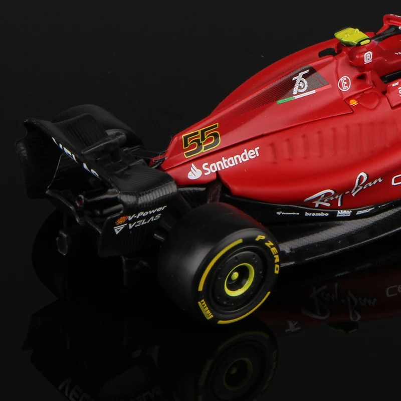 Bburago 1:43 Ferrari F1-75 Alloy F1 Racing Model Luxury Vehicle Diecast Car Toy 16# Charles Leclerc 55# Carlos Sainz 2022