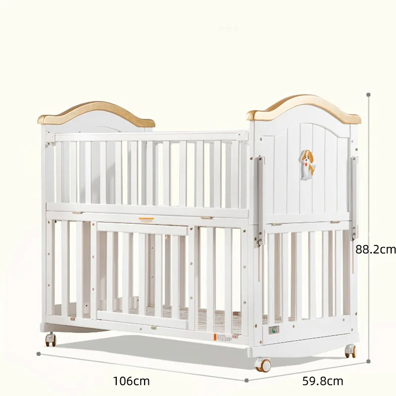 Custom Adjustable Sleeper Bedroom Furniture Wooden Kids Set Children Cort Child Bed Baby Cribs