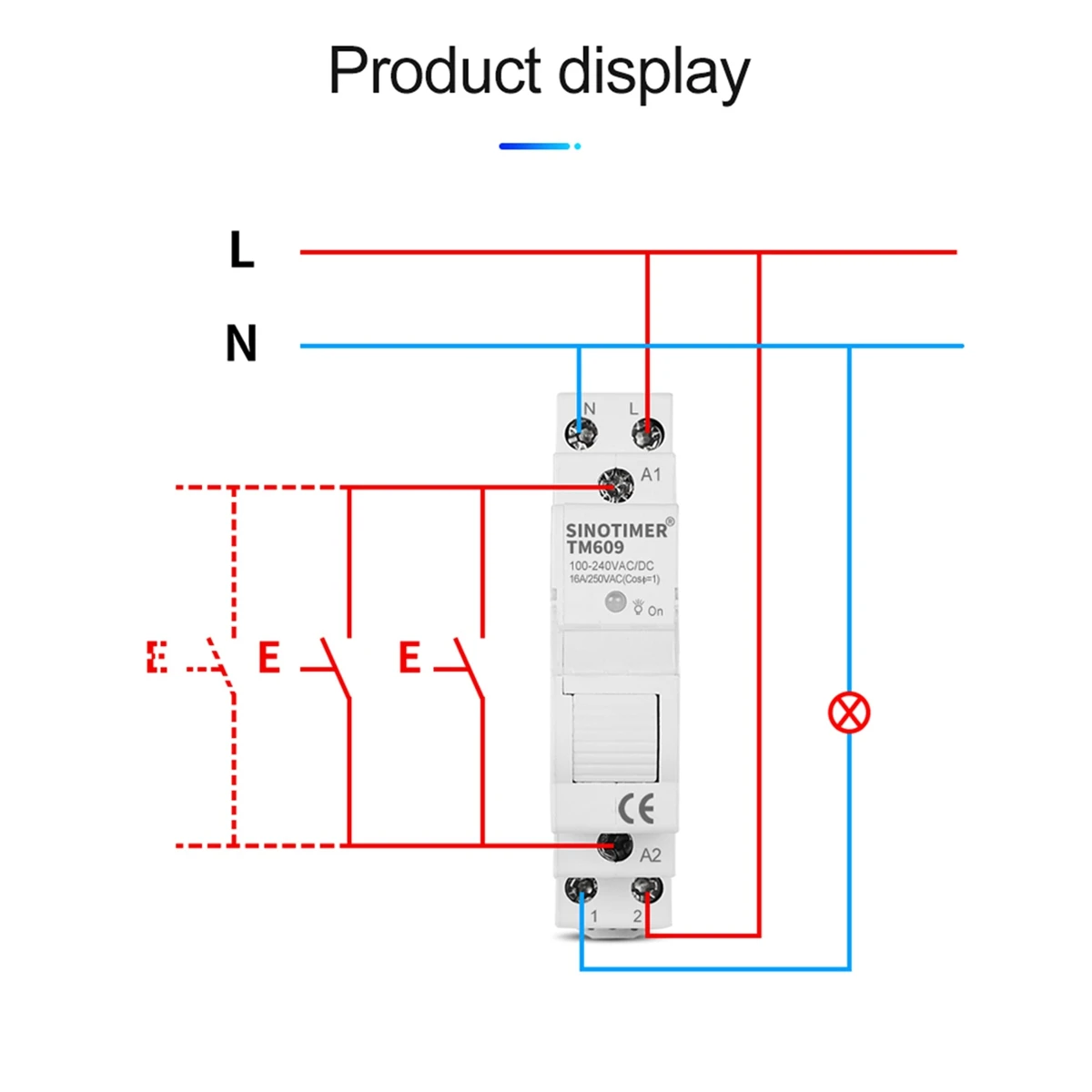 TM609 WiFi Smart Timer Switch Tuya APP telecomando Wireless conto alla rovescia interruttore luce scala domestica 220V 110V