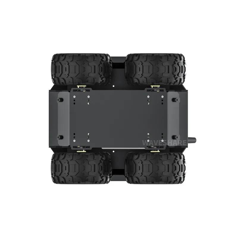 WAVE ROVER Flexible And Expandable 4WD Mobile Robot Chassis, Full Metal Body, Multiple Hosts Support, With Onboard ESP32 Module