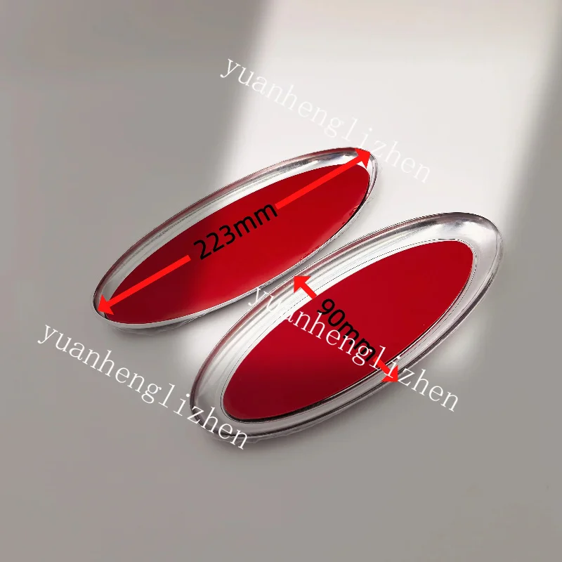 For Edge Mondeo Fiesta car emblem car Hood Front Bonnet Grill Rear Trunk Emblem Logo Badge Car Grill Rear Trunk Emblem Lid