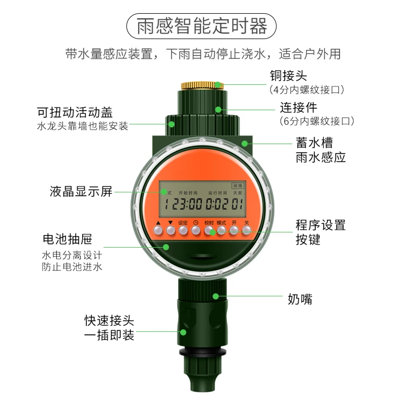 

Automatic Watering Device Household Sprayer Intelligent Timing Watering Artifact Spray Cooling Dust Removal Irrigation System