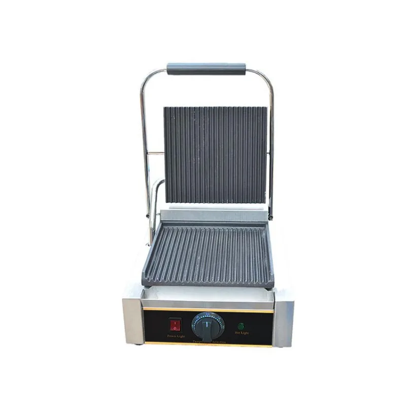 

Commercial pressing plate grilling furnace Electric heating Double-sided frying steak, barbecue and squid machine Electric