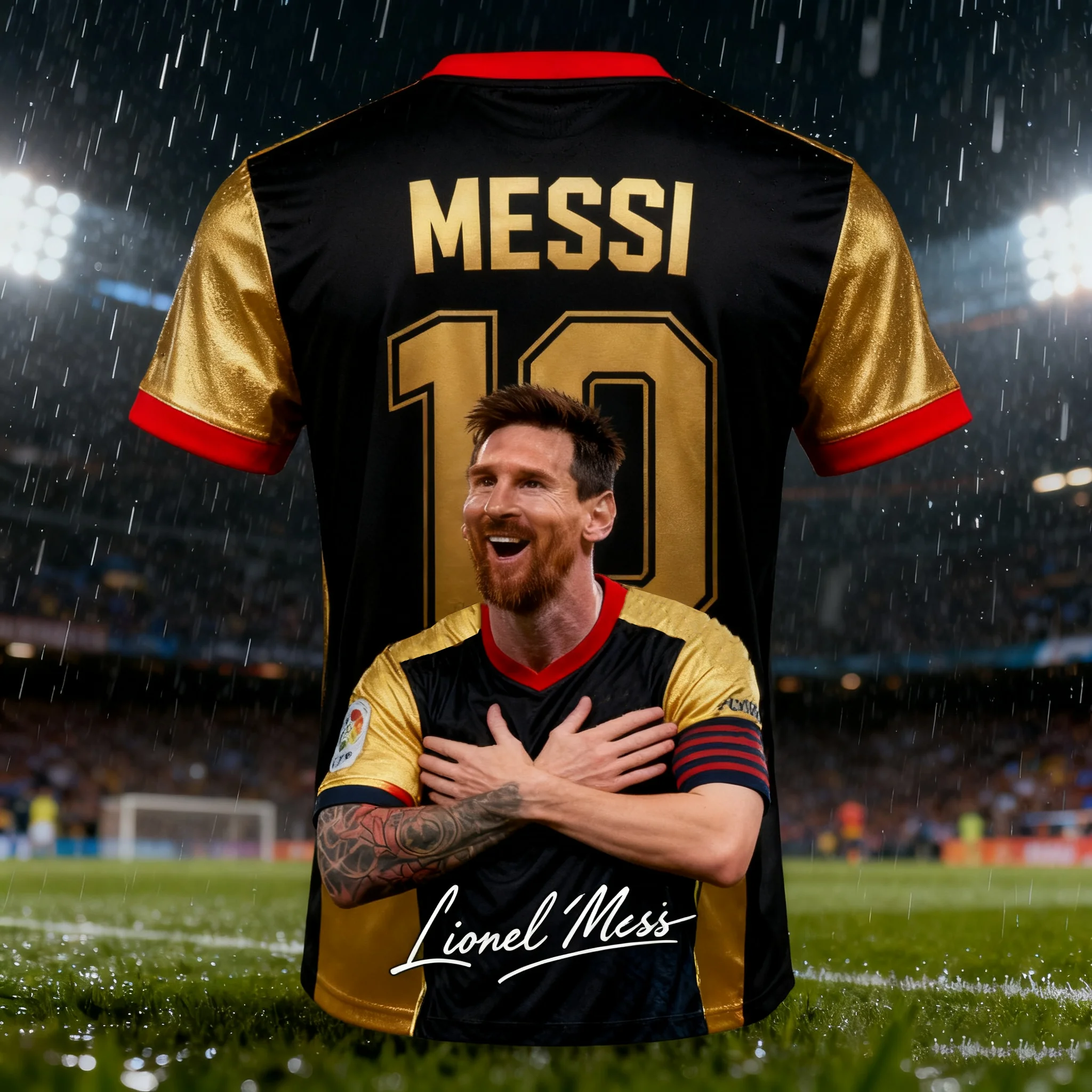 MESSI # 10 2026 AI Football Jersey Fan Edition Trainings-T-Shirt für Kinder und Erwachsene, bequeme und atmungsaktive Sommersportbekleidung