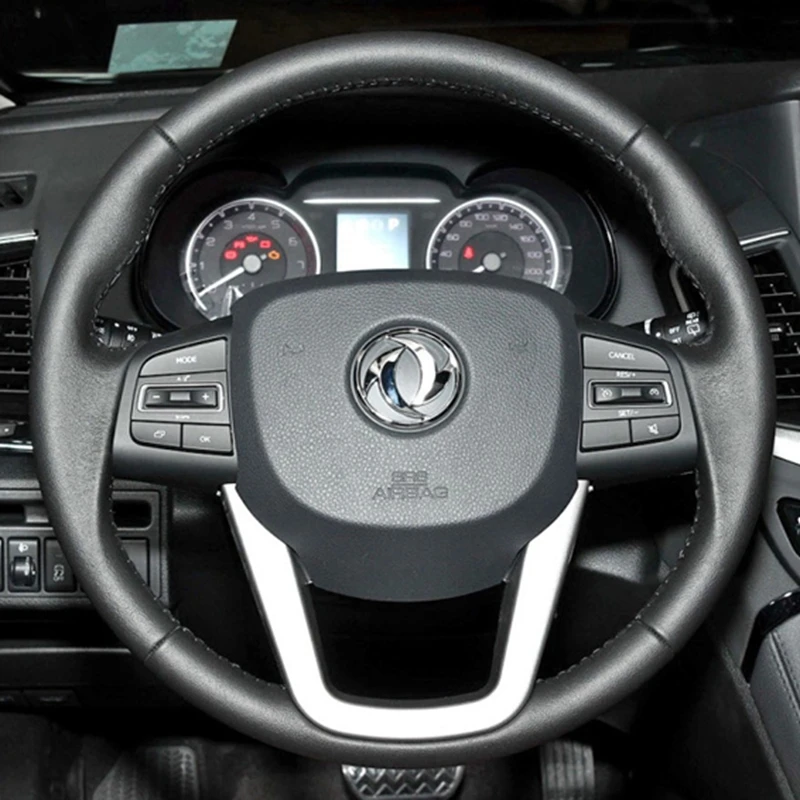 

Car Accessories Braid Car Steering Wheel Cover For Fxauto AEOKUS Dongfeng DFM AX7 E70 2015-2019 Microfiber Leather Steering Wrap