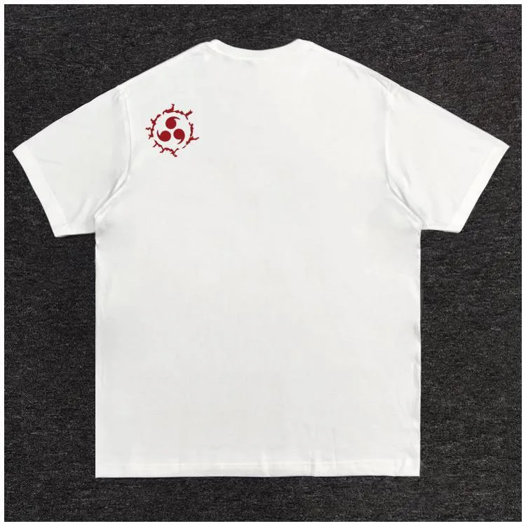 

Pure Cotton Short-sleeved T-shirt, Heavy Pure Cotton Anime Print, Loose American Street Style for Both Men and Women