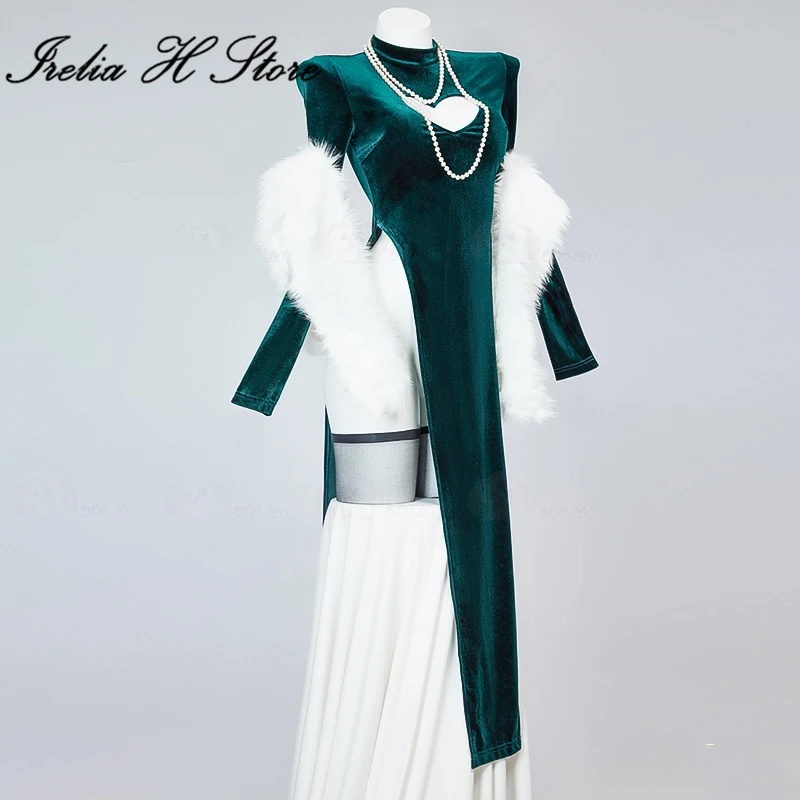 Irelia H Store Fubuki from Anime ONE PUNCH-MAN Fubuki cheongsam cosplay costume women sexy velet