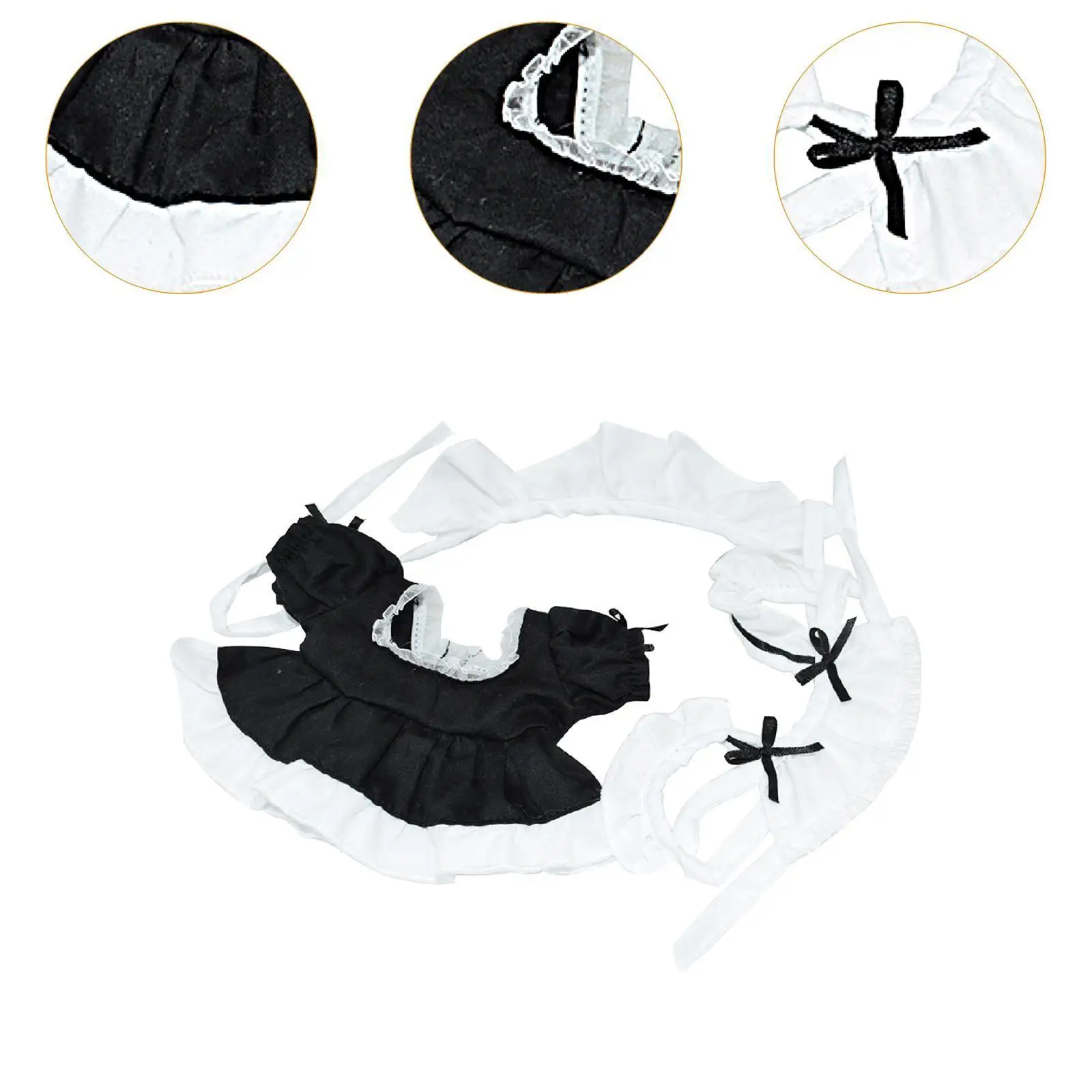 17 سنتيمتر ملابس دمى إكسسوارات ملابس الدمى للفتيات الصغيرات هدية قلادة ملابس دمى لعبة دمية ذاتية الصنع