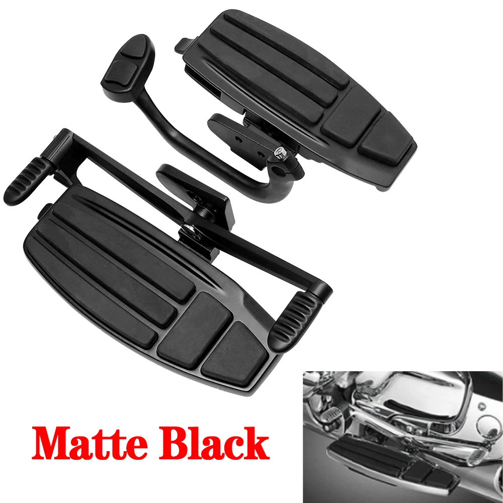 

Motorcycle Matte Black Driver Foot Board Floorboard Kits Floorboards For Honda Goldwing GL1800 & F6B 2001-2017 Valkyrie 14-2015