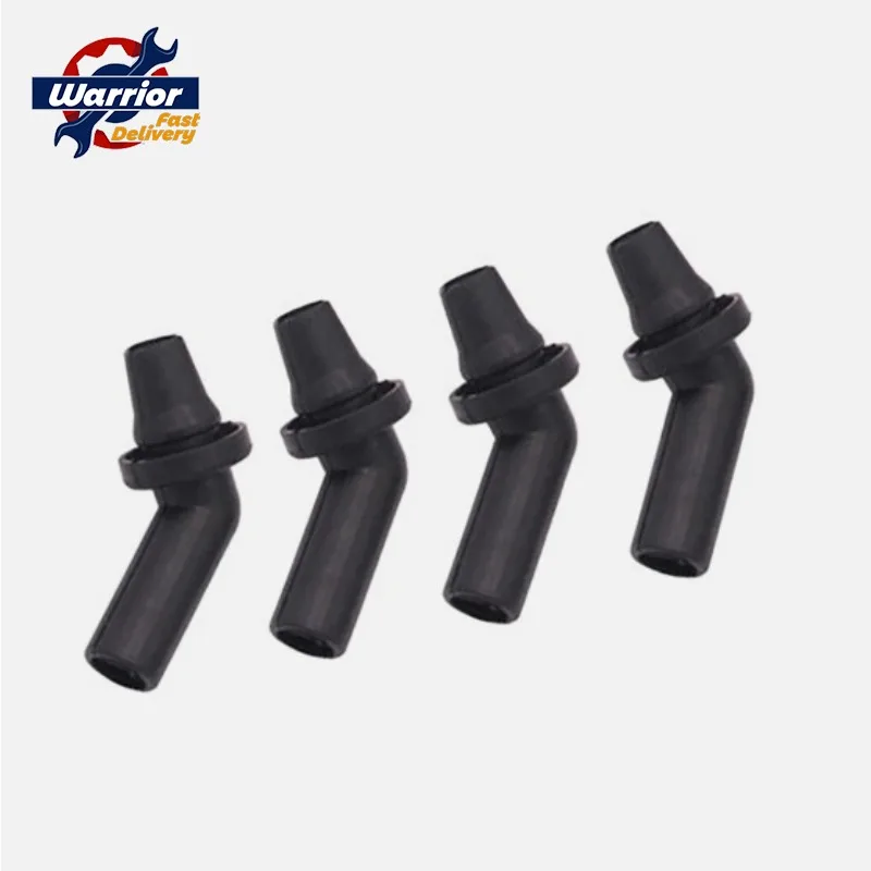 4pcs Sunroof Drain Tube Connector EEH500100 Rubber Black Replacement for Range Rover Sport LR3 LR4 Sunroof Drain Hose Fitting