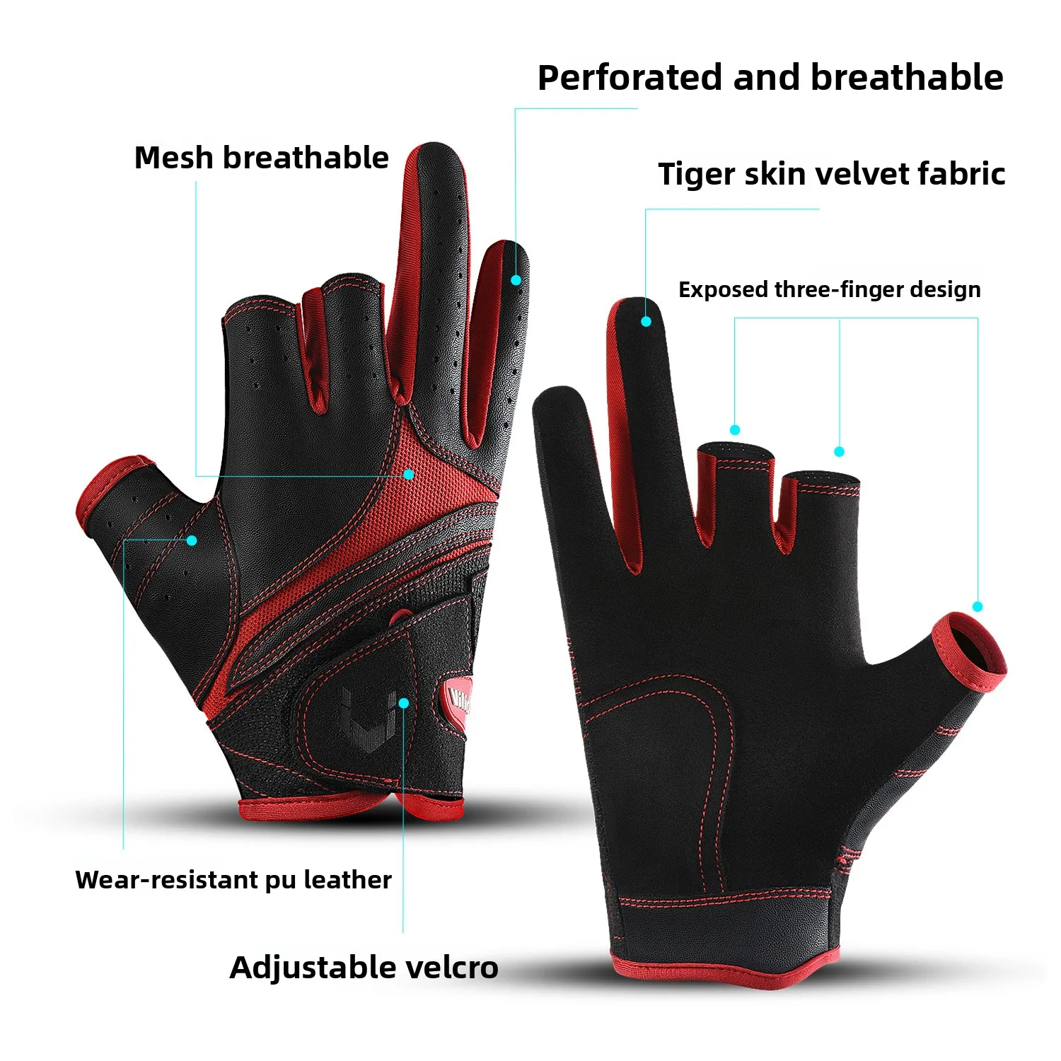 

Быстросохнущие 3D-дизайн, противоскользящие, устойчивые к истиранию, хит продаж, импортные тканевые рыболовные перчатки для рыбалки и занятий спортом на открытом воздухе