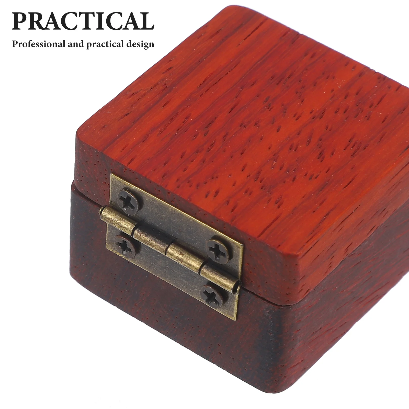 

Wood Guitar Pick Storage Box Polished Surface Natural Grain Pick Holder Portable Storage Organizer Guitar Accessory Case