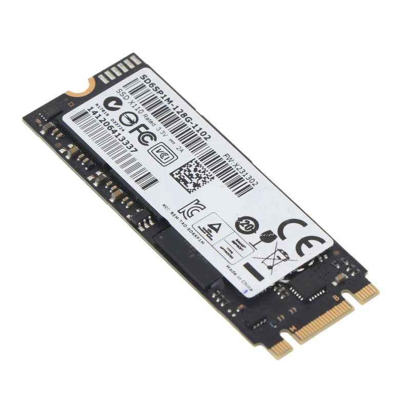 for M.2 NGFF SSD X110 SD6SP1M M2 128GB Solid State Hard Disk Drives for Desktop Computer X110 Series Formated Work Used