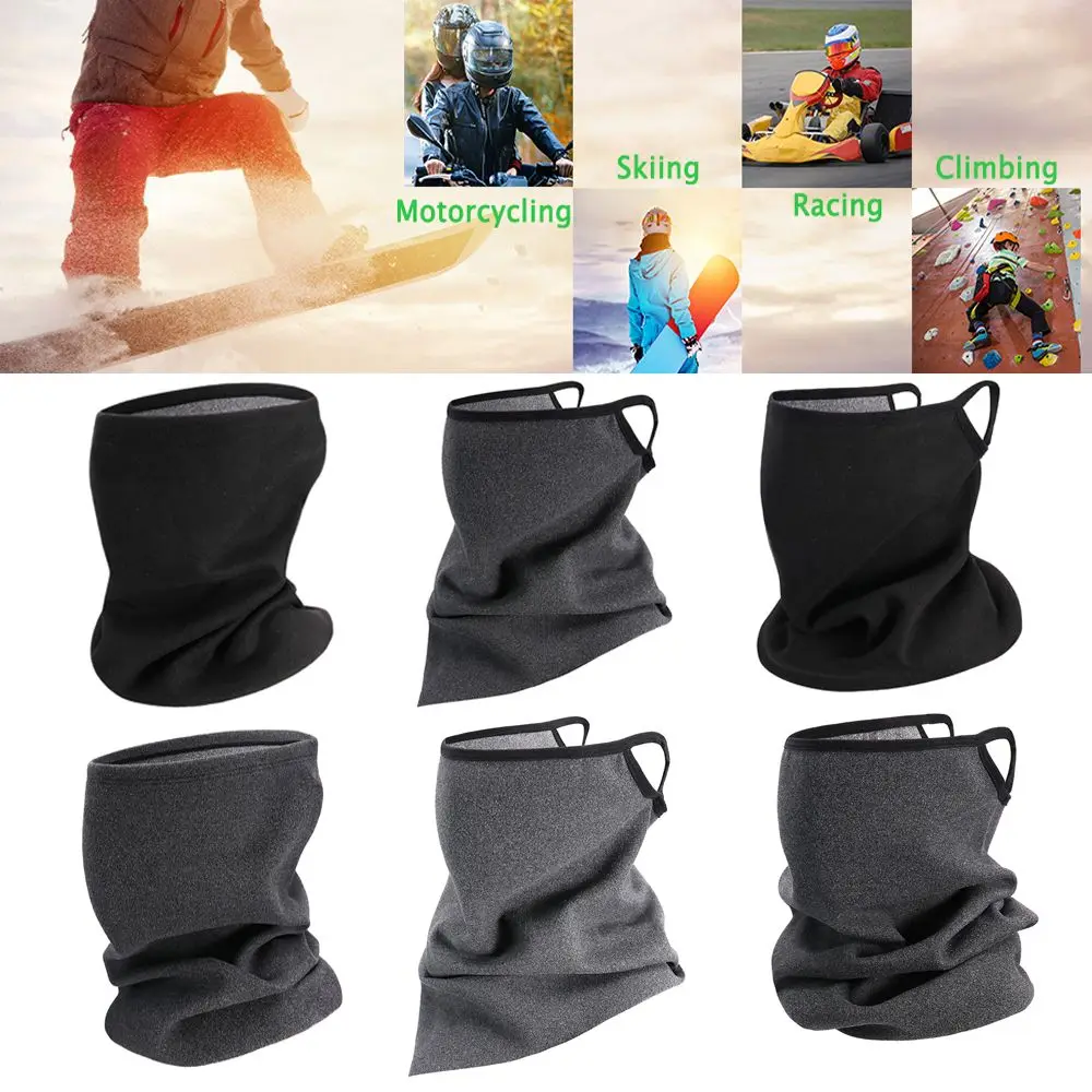 الصوف الرجال النساء الرقبة أدفأ في الهواء الطلق تشغيل الشتاء يندبروف الدراجة رباطات قناع الوجه دراجة باندانا الدراجات وشاح #1