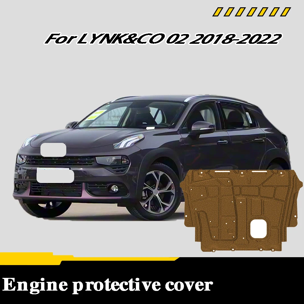 

For LYNK&CO 02 2018-2022 1.5T 2.0T Vehicle Specific Splash Resistant High Quality Engine Protection Cover Lower Mudguard