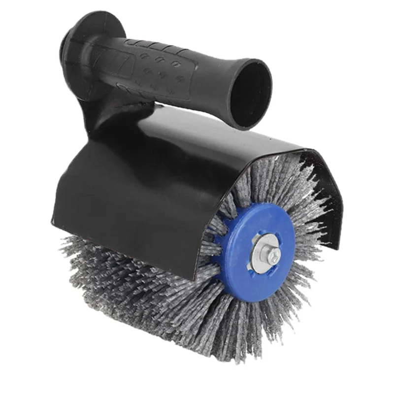 Classy-Handheld Linear Polishing Machine Parts Angle Grinder Conversion Handle For 120X100x19mm Wire Drawing Wheel Brush