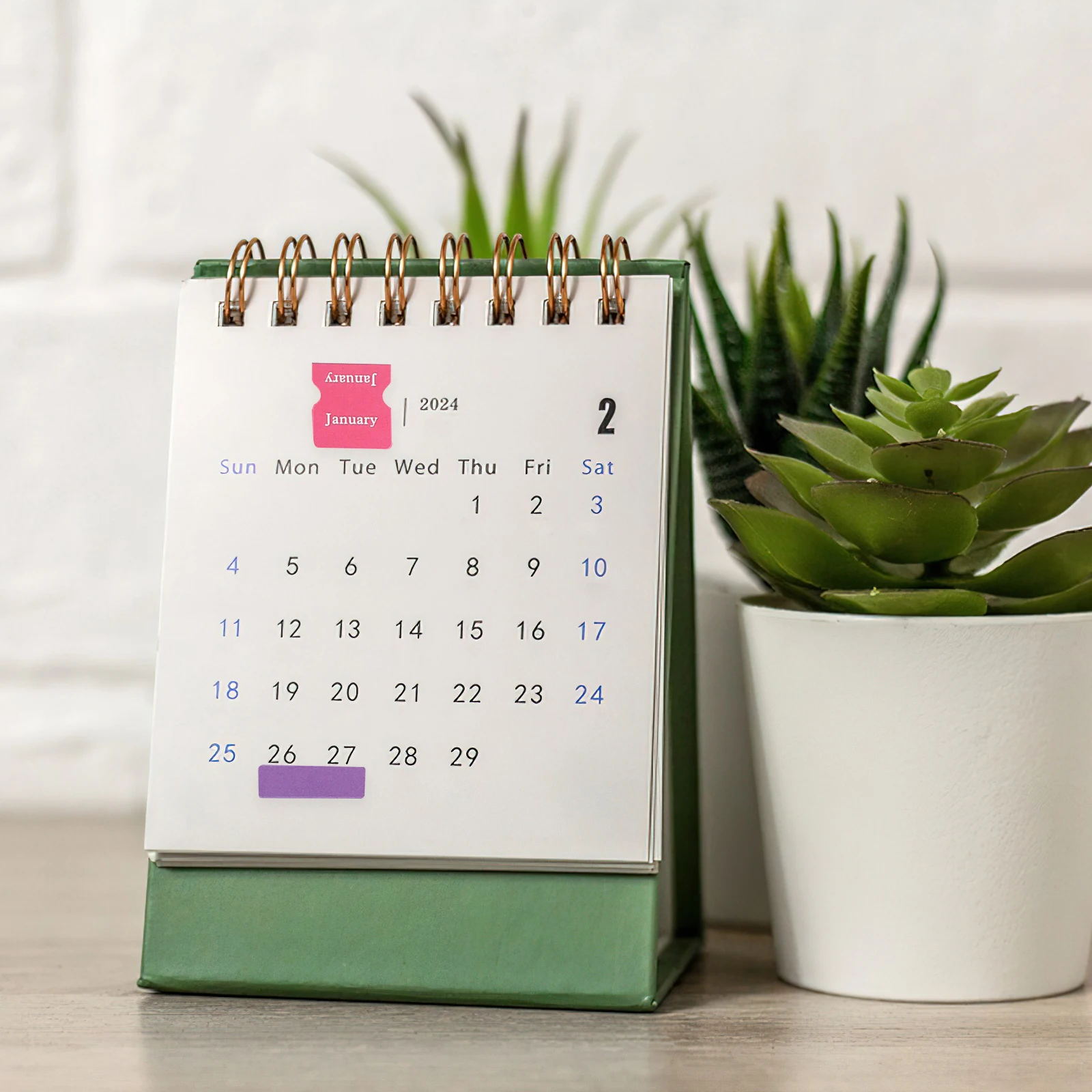

10 set Calendar Stickers Monthly Tabs Planner Labels 2025 2026 Calendar Stickers 2025-2026 Simple Elegant Durability