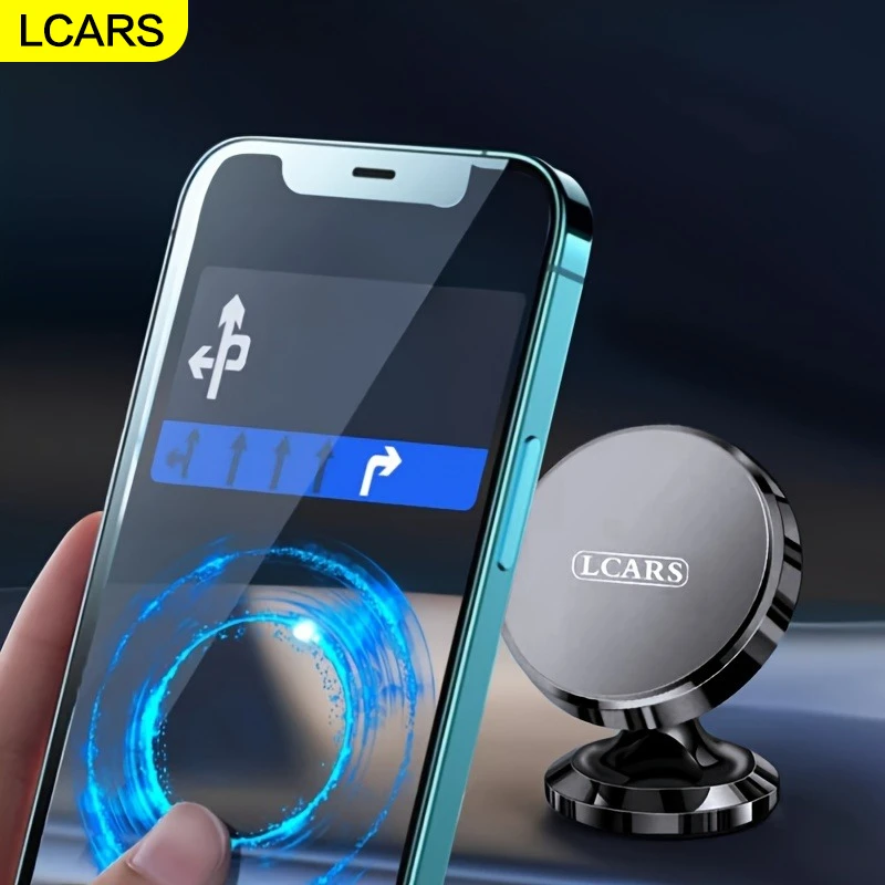 Lcars Handyhalterung fürs Auto, kompakt und platzsparend, magnetische Saughalterung, multifunktionale Armaturenbretthalterung, magnetischer Klebehalter für das Auto, speziell für die Handy-Navigation