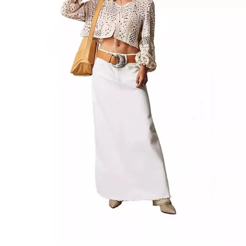 

Summer Women's Loose Straight Casual Denim Half-length Dress European And American Style Supply