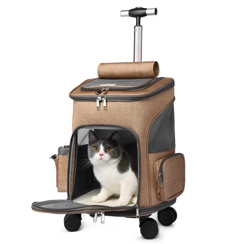 Small Cat Carrier for Small Cats Under 15 lbs-Soft Cat Carrier for Comfort-Airline Approved Kitten Carrier-Lightweight Durable