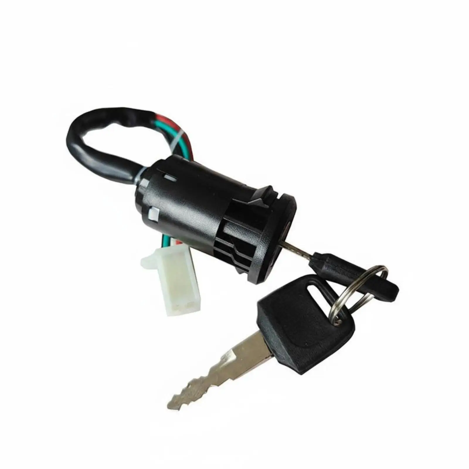 Motorcycle Ignition Switch Assembly 4 Wire Ignition Lock for DIY Mechanics