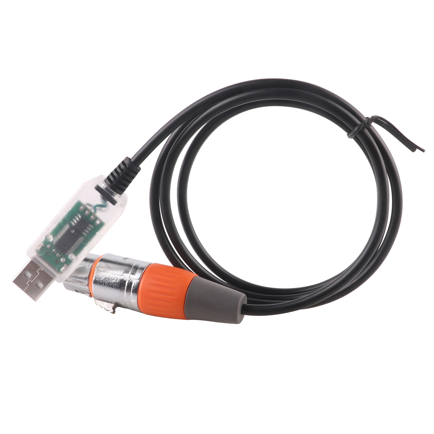 Adattatore di interfaccia da USB a DMX DMX512 Controller di illuminazione scenica per computer Dimmer Interfaccia USB Led Dmx512 con CD