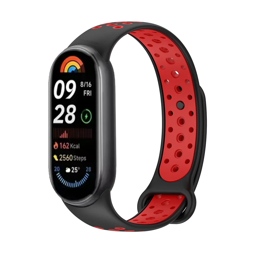 Correa de silicona para Xiaomi Mi Band 8, pulsera de silicona para reloj inteligente, accesorios deportivos