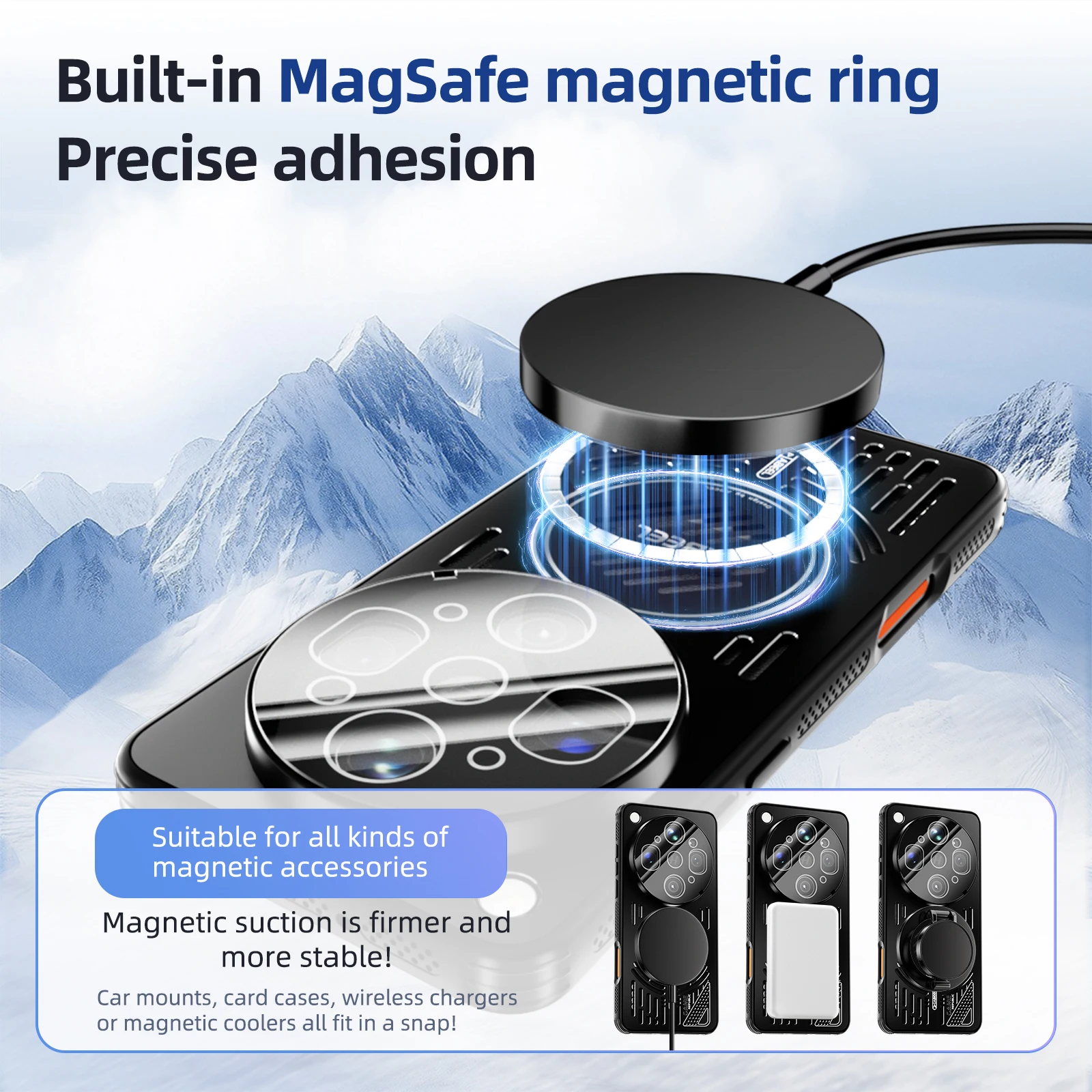 

For OPPO Find X9 Ultra Case Protective For Magsafe Heat Dissipation Perforated Metal Feel Phone Cases Back Cover
