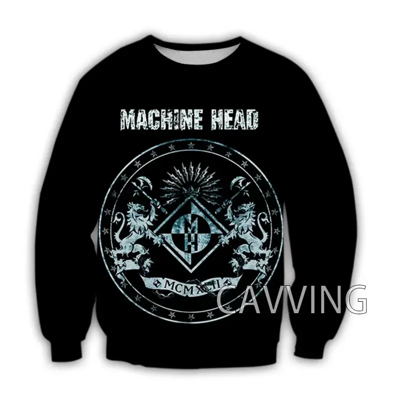 New Fashion Women/Men's 3D Print  Machine Head Rock   Crewneck Sweatshirts Harajuku Styles Tops Long Sleeve Sweatshirts